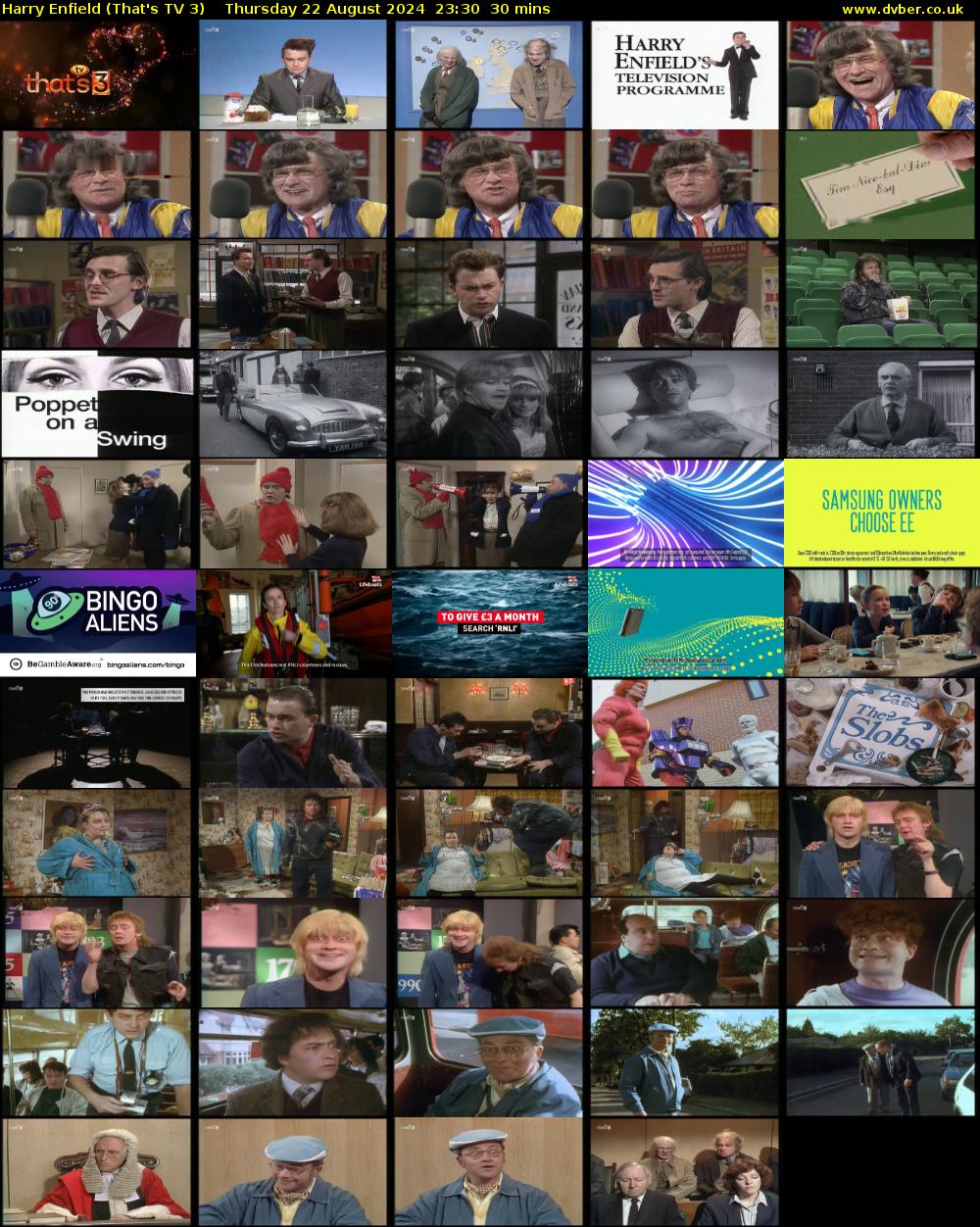 Harry Enfield (That's TV 3) Thursday 22 August 2024 23:30 - 00:00