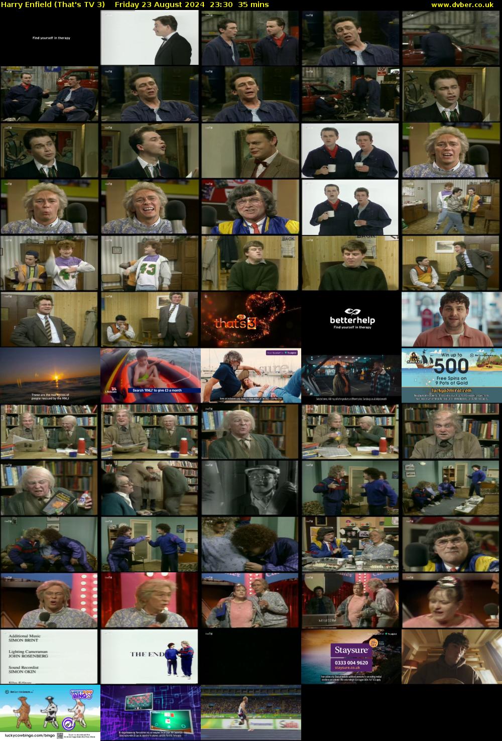 Harry Enfield (That's TV 3) Friday 23 August 2024 23:30 - 00:05