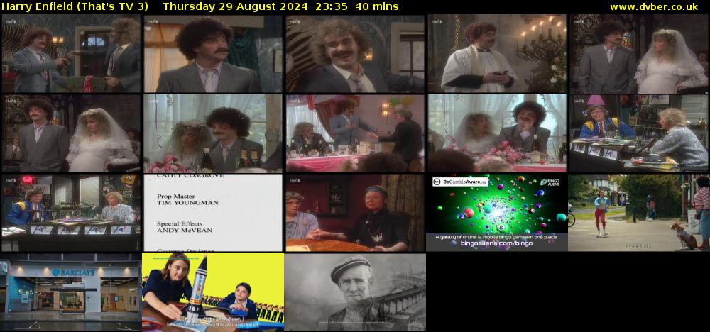 Harry Enfield (That's TV 3) Thursday 29 August 2024 23:35 - 00:15