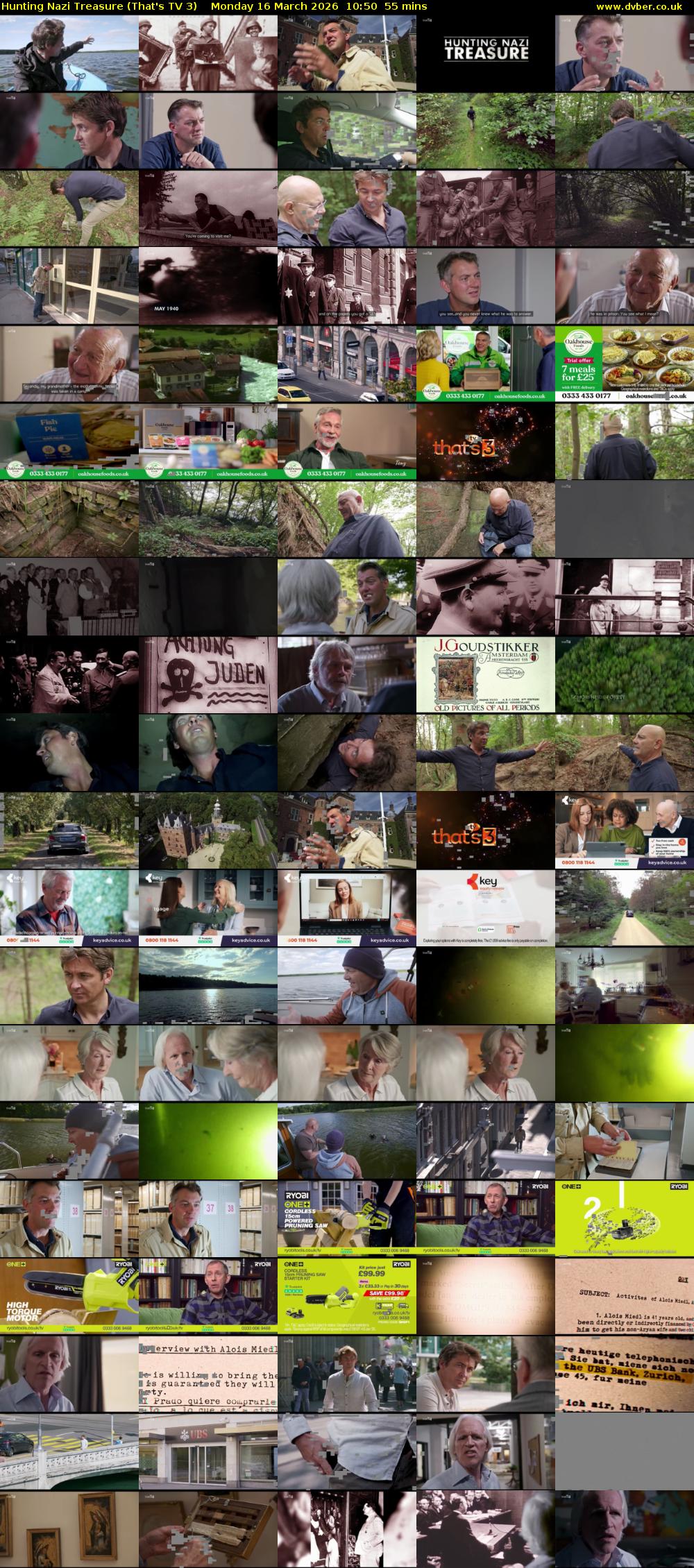 Hunting Nazi Treasure (That's TV 3) Monday 16 March 2026 10:50 - 11:45
