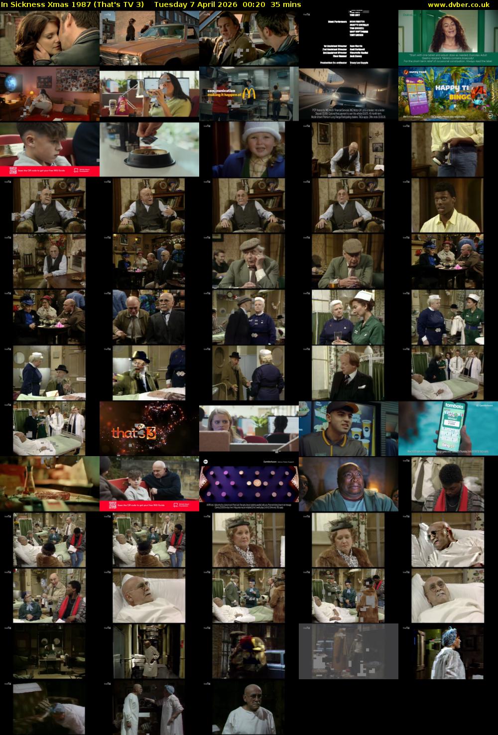 In Sickness Xmas 1987 (That's TV 3) Tuesday 7 April 2026 00:20 - 00:55