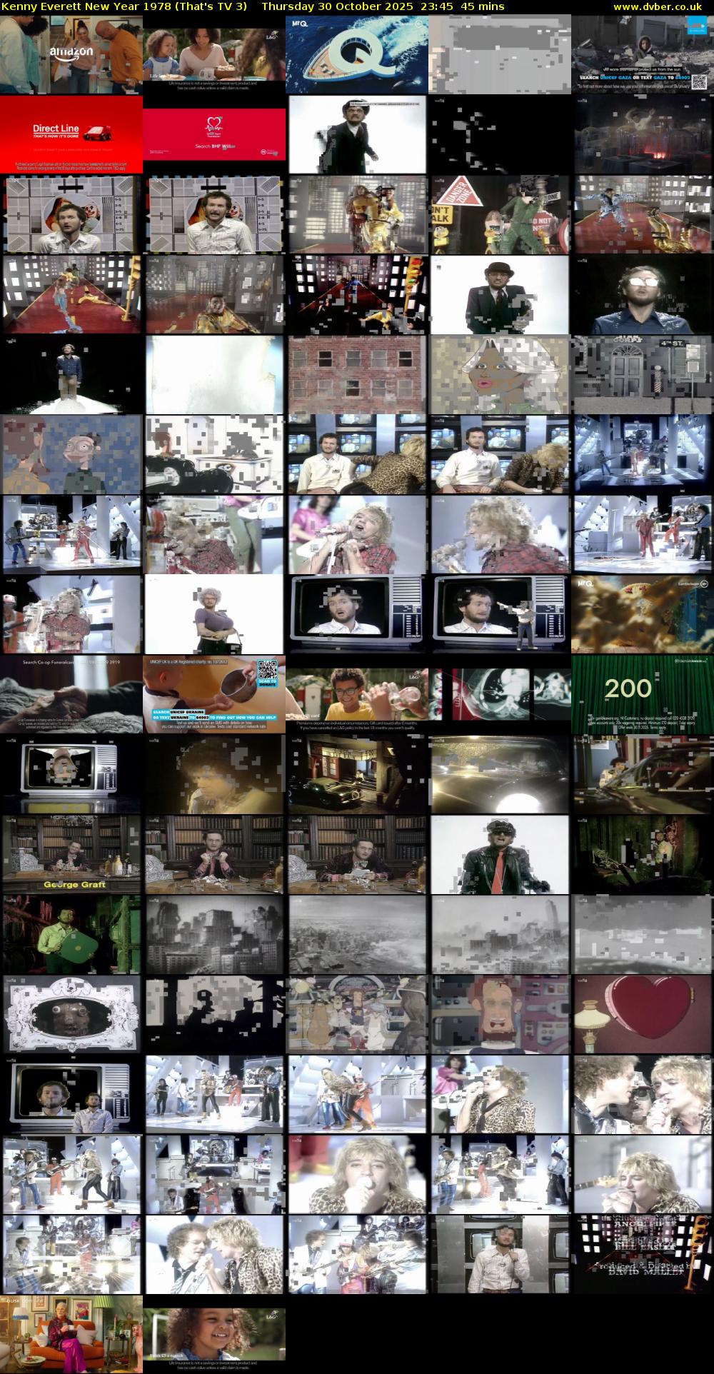 Kenny Everett New Year 1978 (That's TV 3) Thursday 30 October 2025 23:45 - 00:30