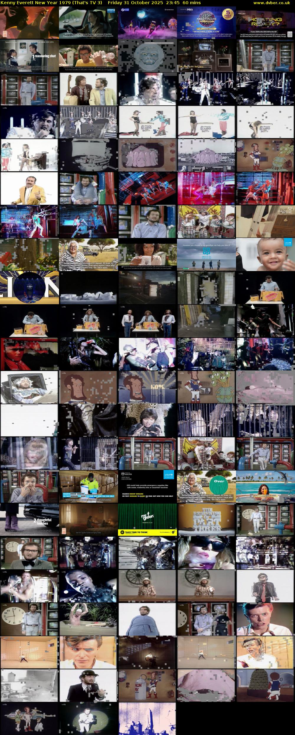 Kenny Everett New Year 1979 (That's TV 3) Friday 31 October 2025 23:45 - 00:45