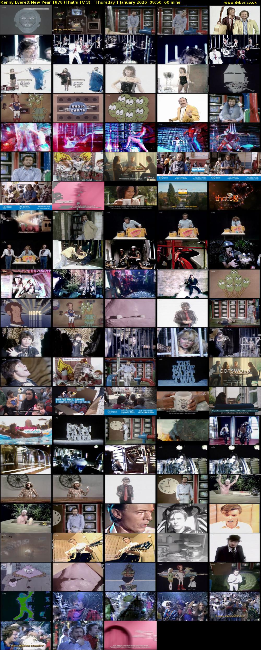 Kenny Everett New Year 1979 (That's TV 3) Thursday 1 January 2026 09:50 - 10:50