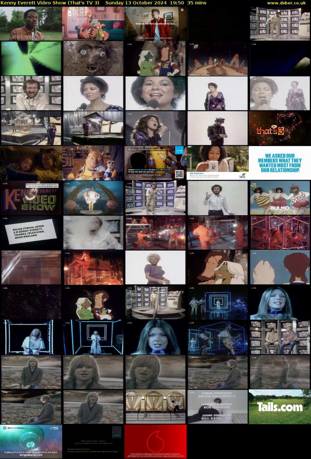 Kenny Everett Video Show (That's TV 3) Sunday 13 October 2024 19:50 - 20:25