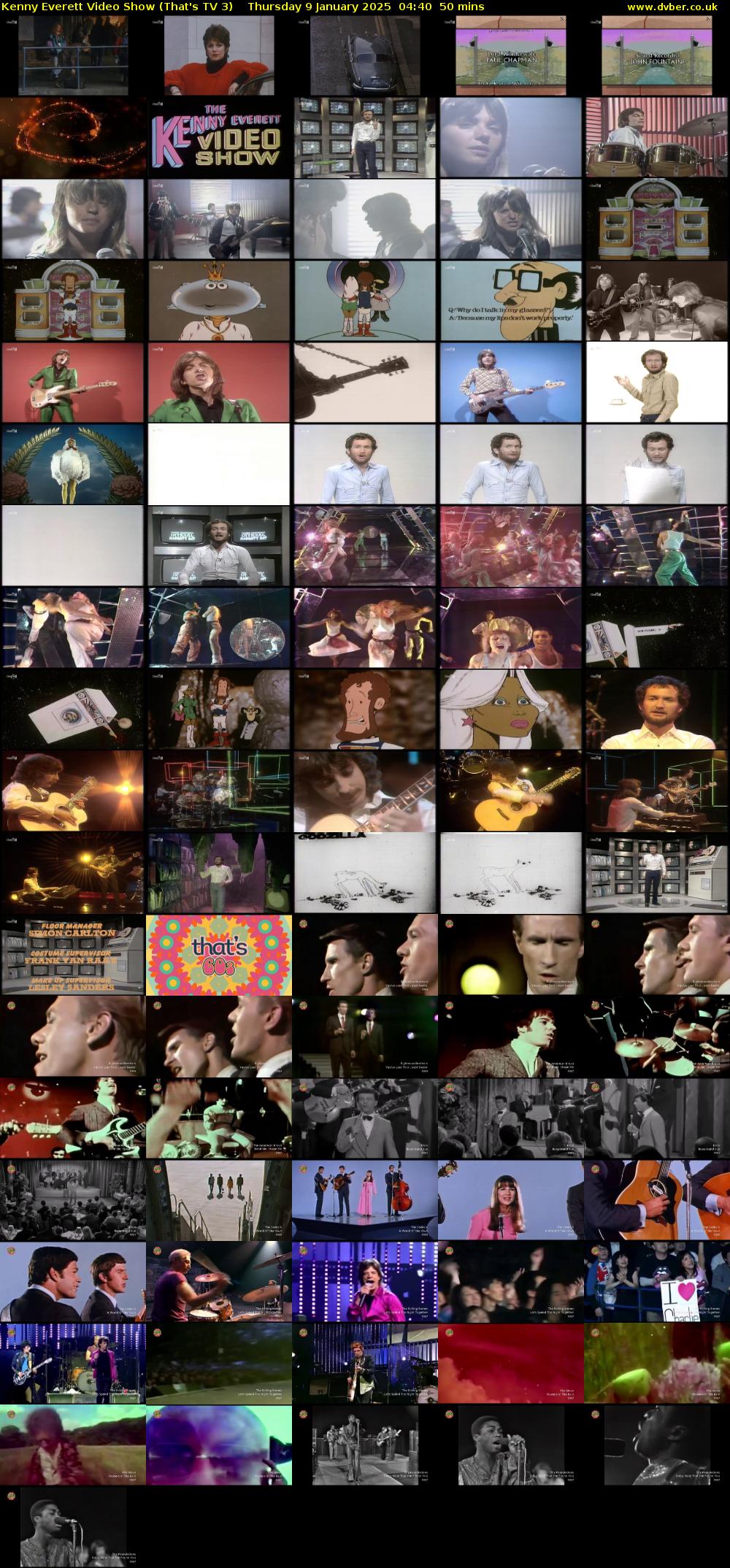 Kenny Everett Video Show (That's TV 3) Thursday 9 January 2025 04:40 - 05:30