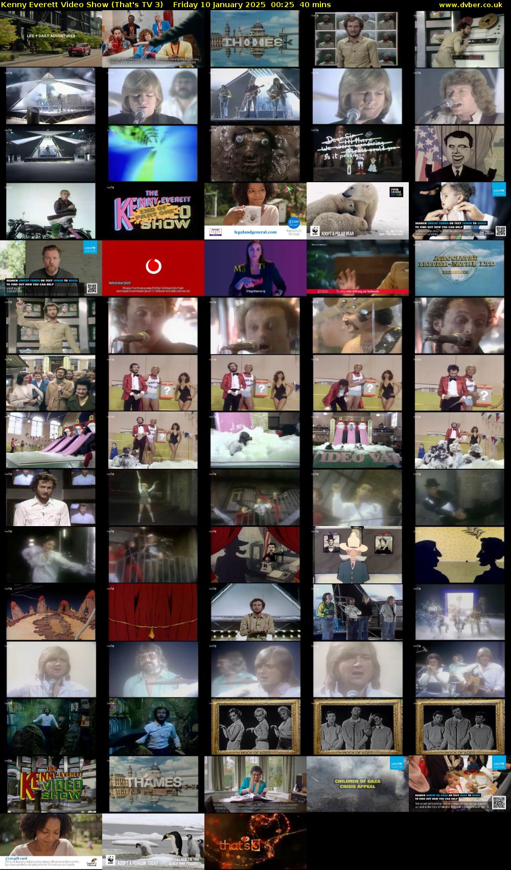 Kenny Everett Video Show (That's TV 3) Friday 10 January 2025 00:25 - 01:05