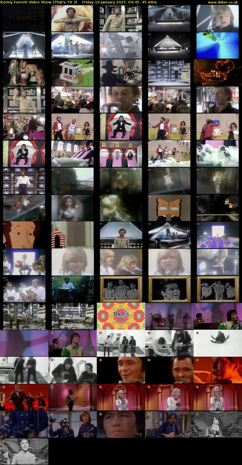 Kenny Everett Video Show (That's TV 3) Friday 10 January 2025 04:45 - 05:30