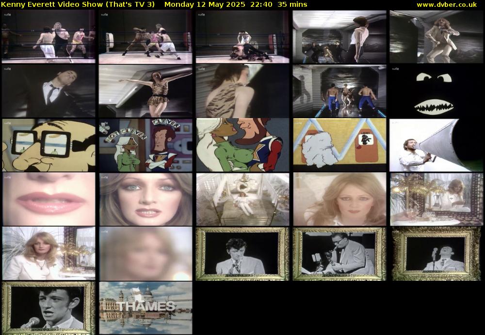 Kenny Everett Video Show (That's TV 3) Monday 12 May 2025 22:40 - 23:15