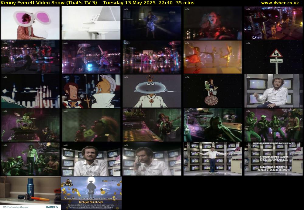 Kenny Everett Video Show (That's TV 3) Tuesday 13 May 2025 22:40 - 23:15