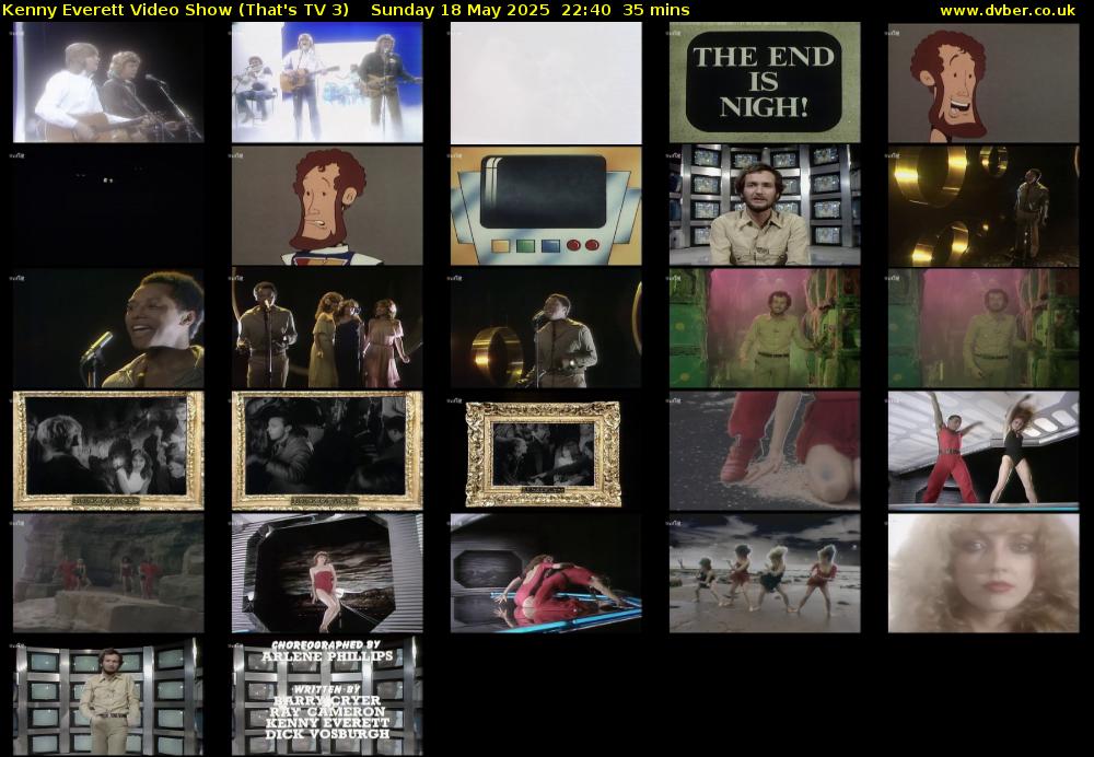 Kenny Everett Video Show (That's TV 3) Sunday 18 May 2025 22:40 - 23:15
