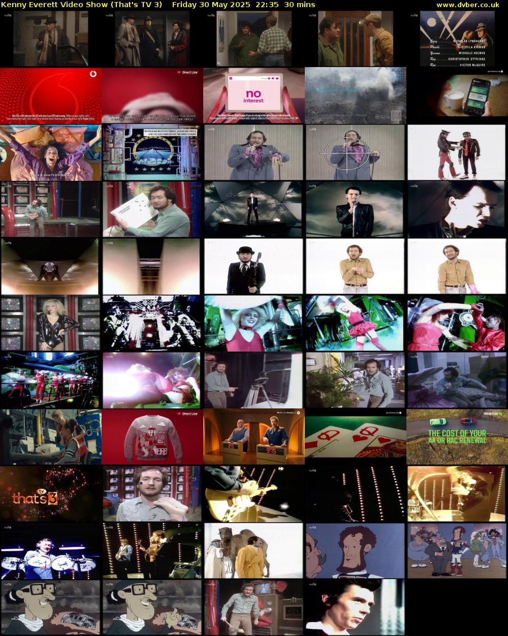 Kenny Everett Video Show (That's TV 3) Friday 30 May 2025 22:35 - 23:05