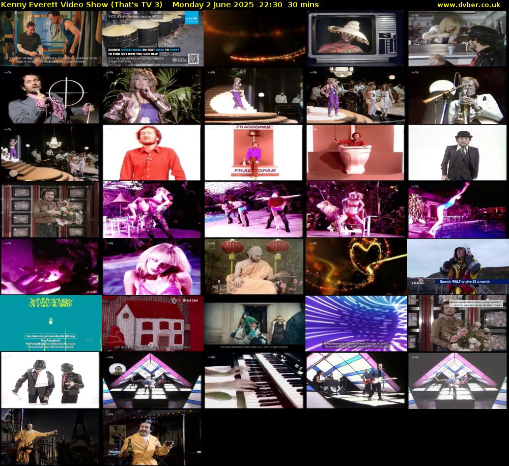 Kenny Everett Video Show (That's TV 3) Monday 2 June 2025 22:30 - 23:00