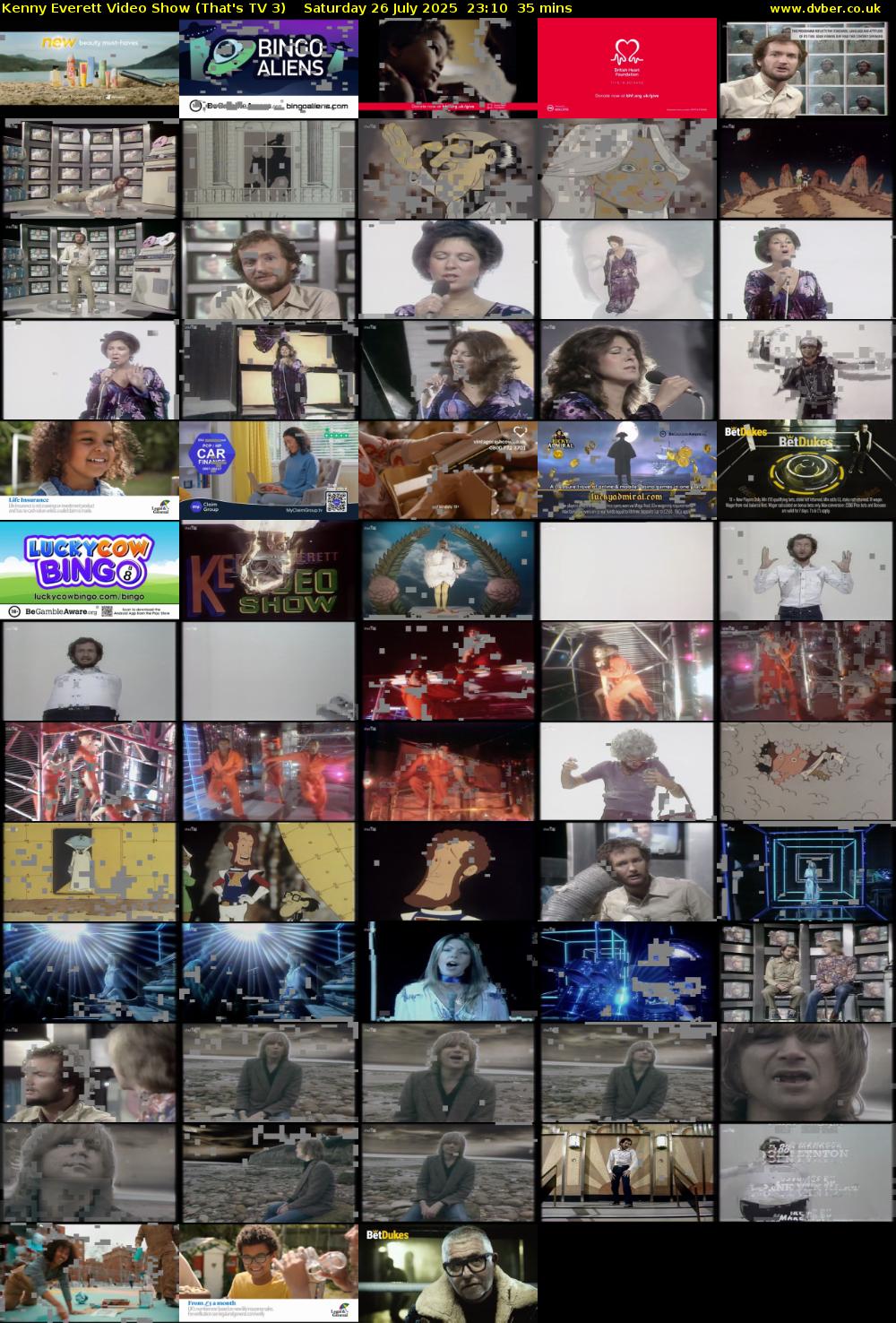 Kenny Everett Video Show (That's TV 3) Saturday 26 July 2025 23:10 - 23:45