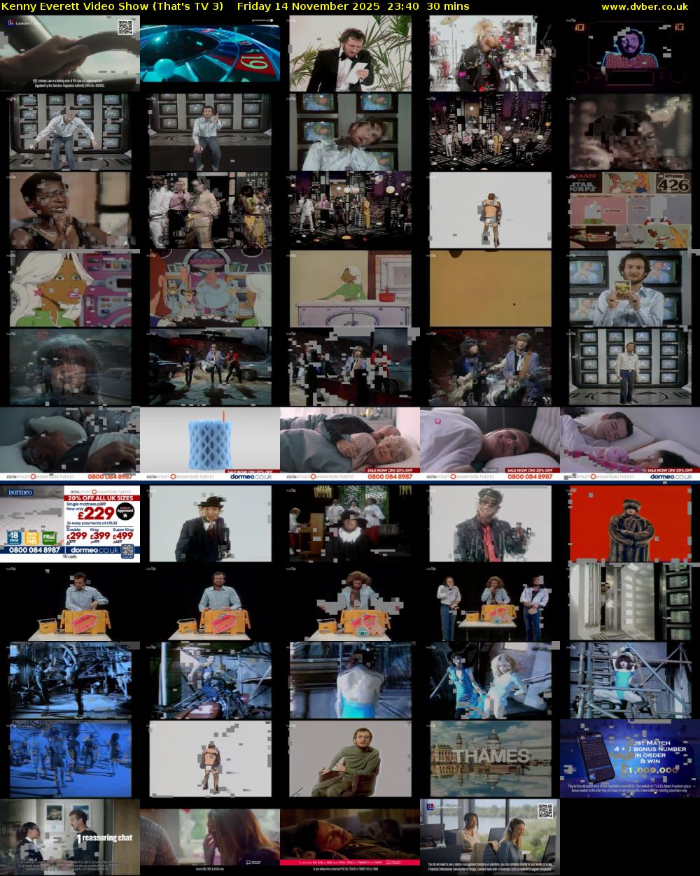 Kenny Everett Video Show (That's TV 3) Friday 14 November 2025 23:40 - 00:10