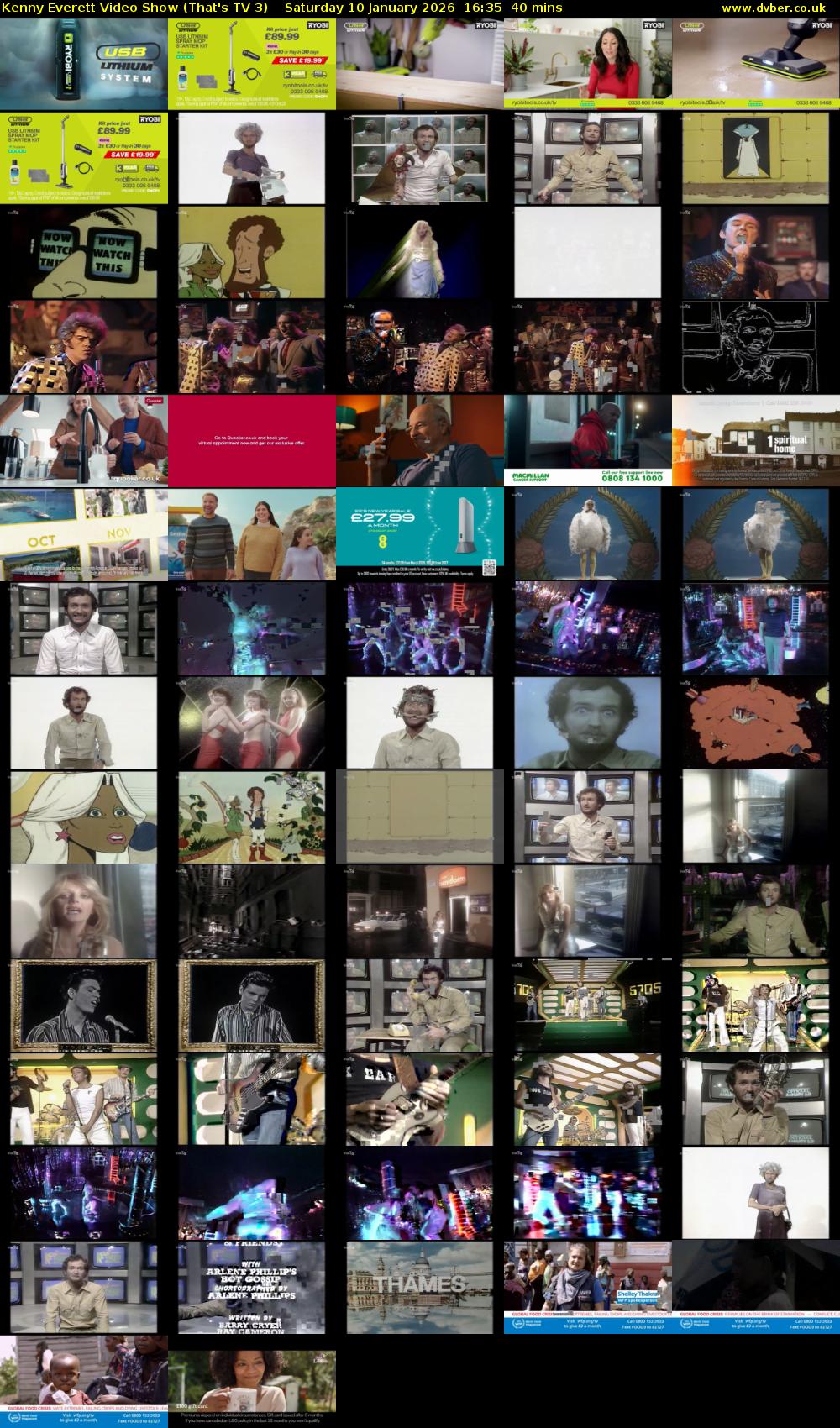 Kenny Everett Video Show (That's TV 3) Saturday 10 January 2026 16:35 - 17:15