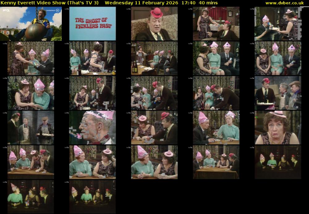 Kenny Everett Video Show (That's TV 3) Wednesday 11 February 2026 17:40 - 18:20