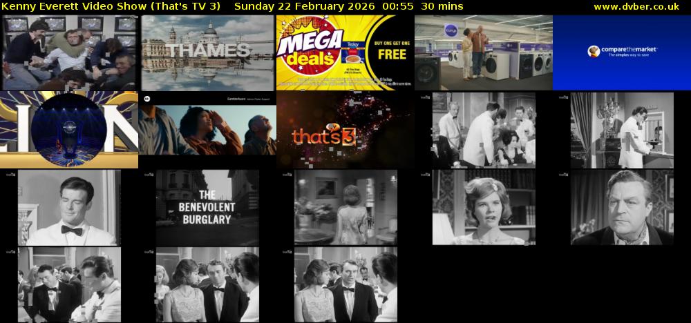 Kenny Everett Video Show (That's TV 3) Sunday 22 February 2026 00:55 - 01:25