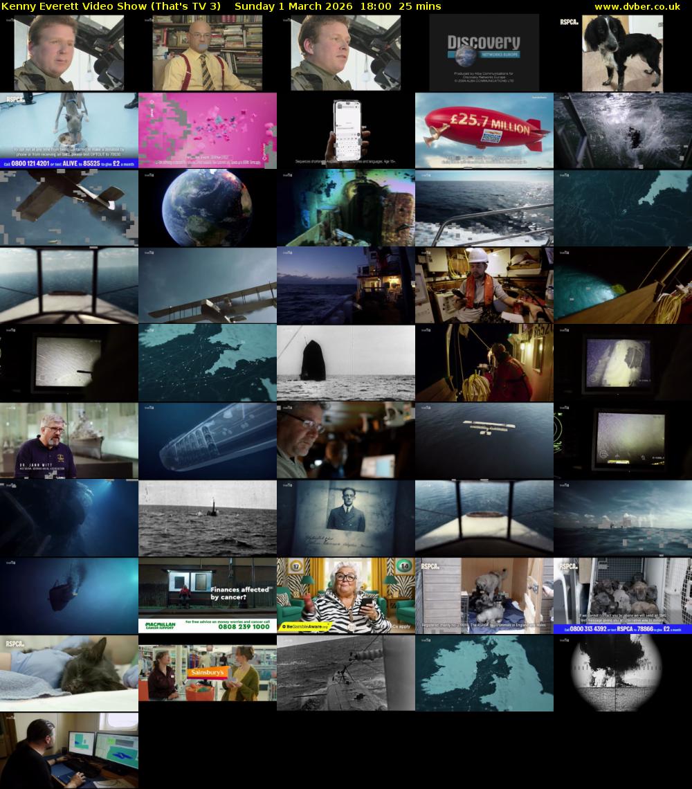 Kenny Everett Video Show (That's TV 3) Sunday 1 March 2026 18:00 - 18:25