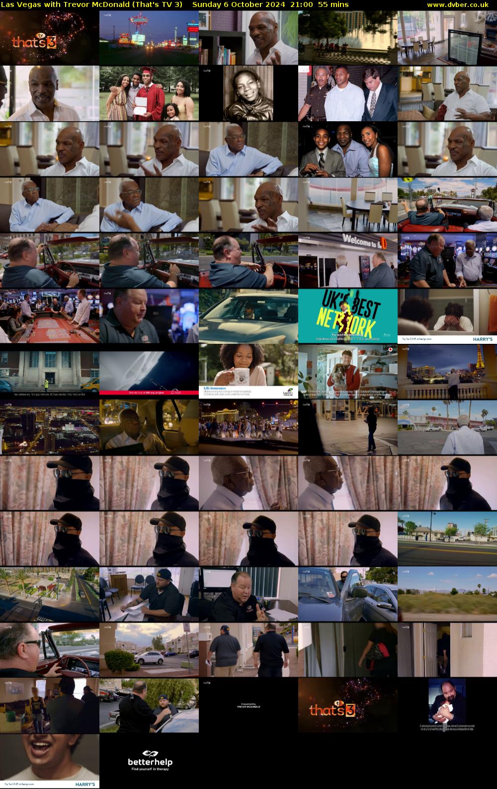 Las Vegas with Trevor McDonald (That's TV 3) Sunday 6 October 2024 21:00 - 21:55