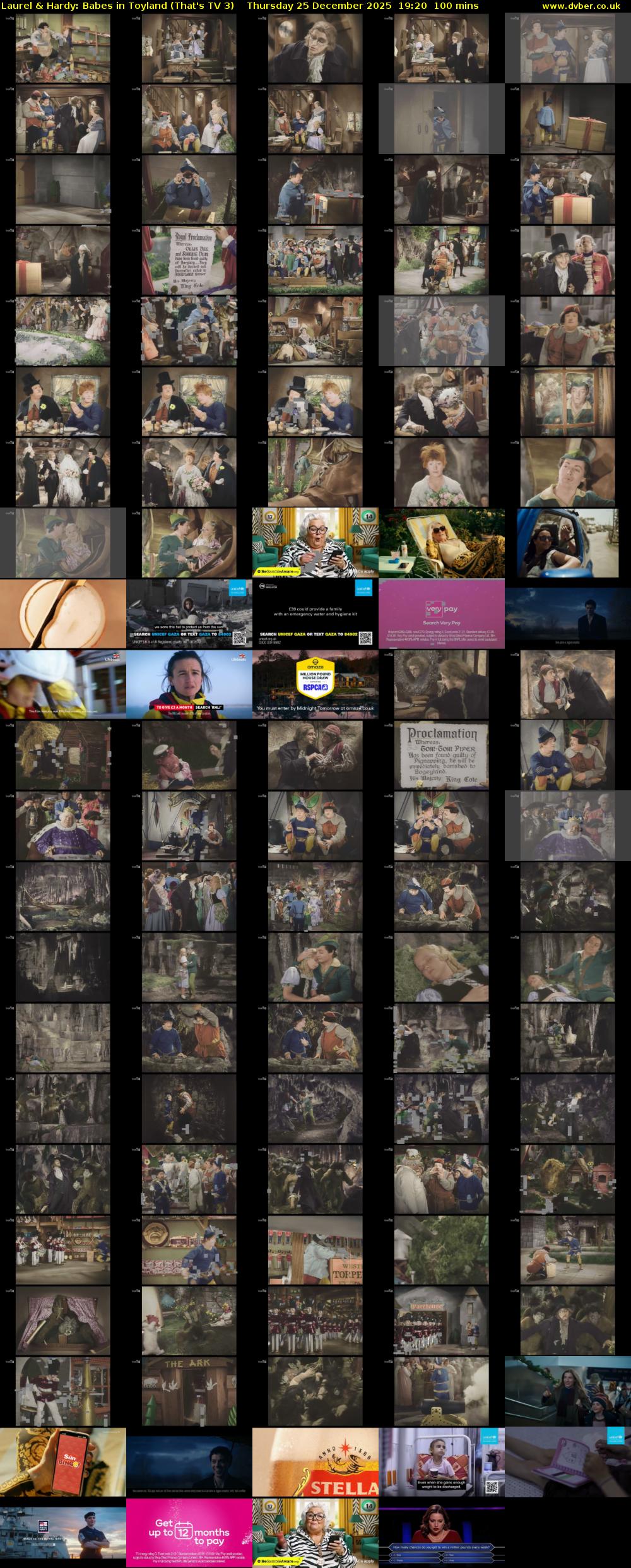 Laurel & Hardy: Babes in Toyland (That's TV 3) Thursday 25 December 2025 19:20 - 21:00