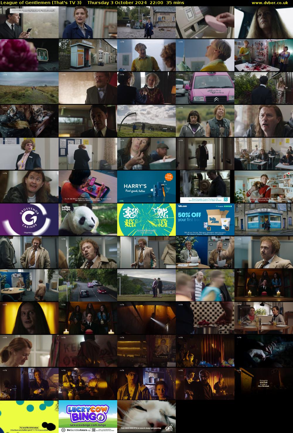 League of Gentlemen (That's TV 3) Thursday 3 October 2024 22:00 - 22:35