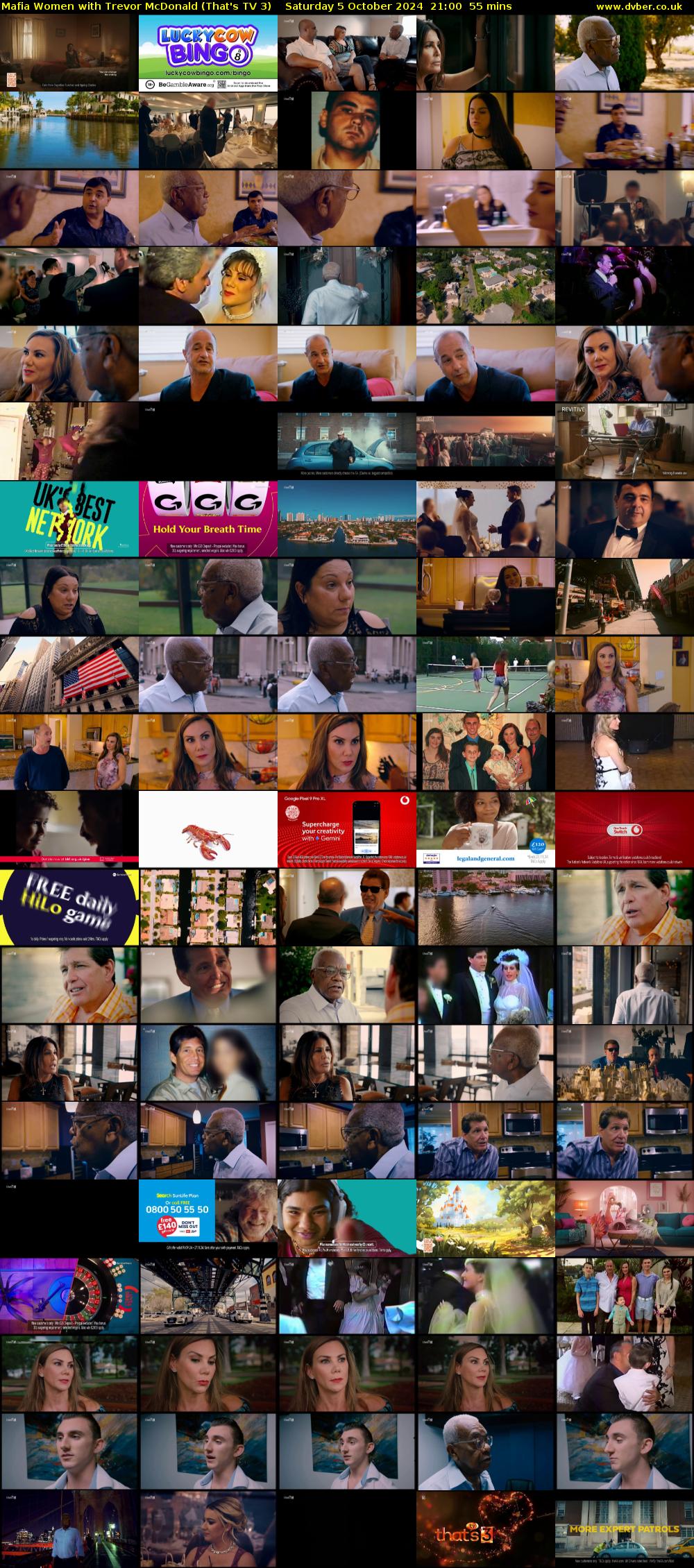 Mafia Women with Trevor McDonald (That's TV 3) Saturday 5 October 2024 21:00 - 21:55