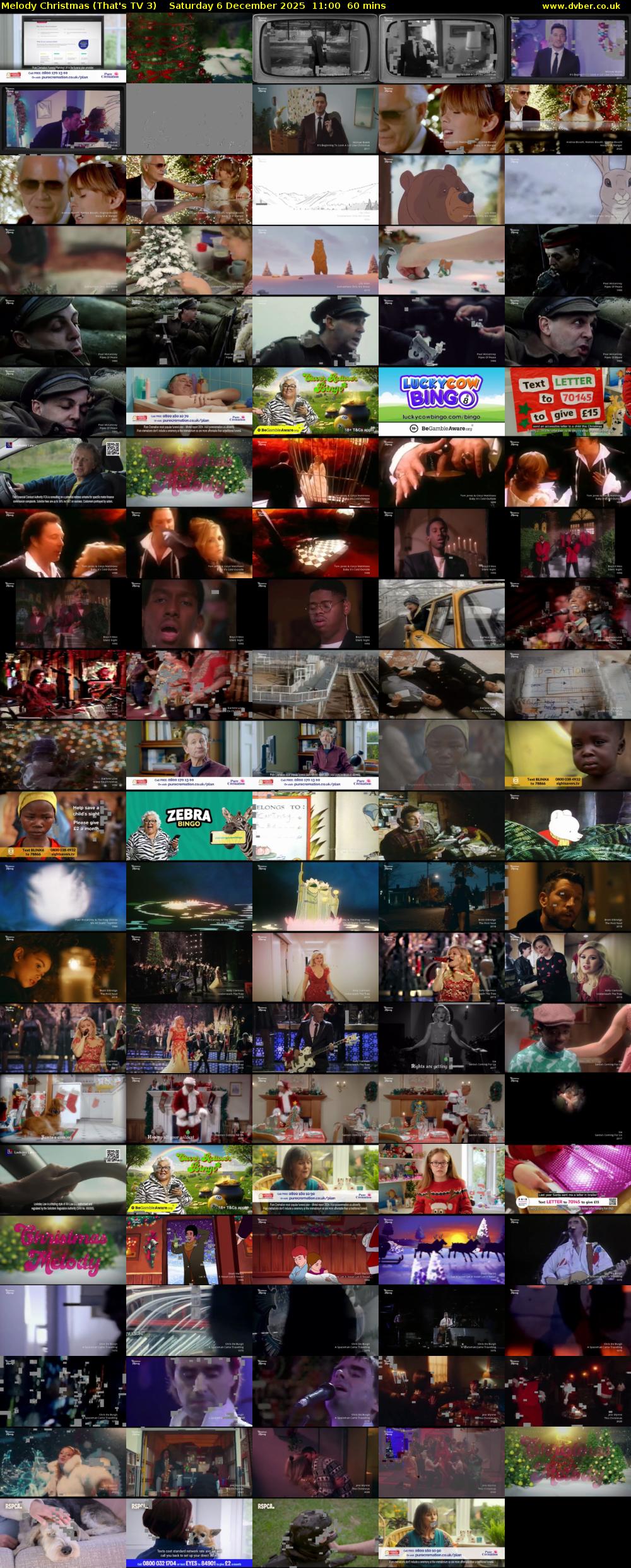 Melody Christmas (That's TV 3) Saturday 6 December 2025 11:00 - 12:00