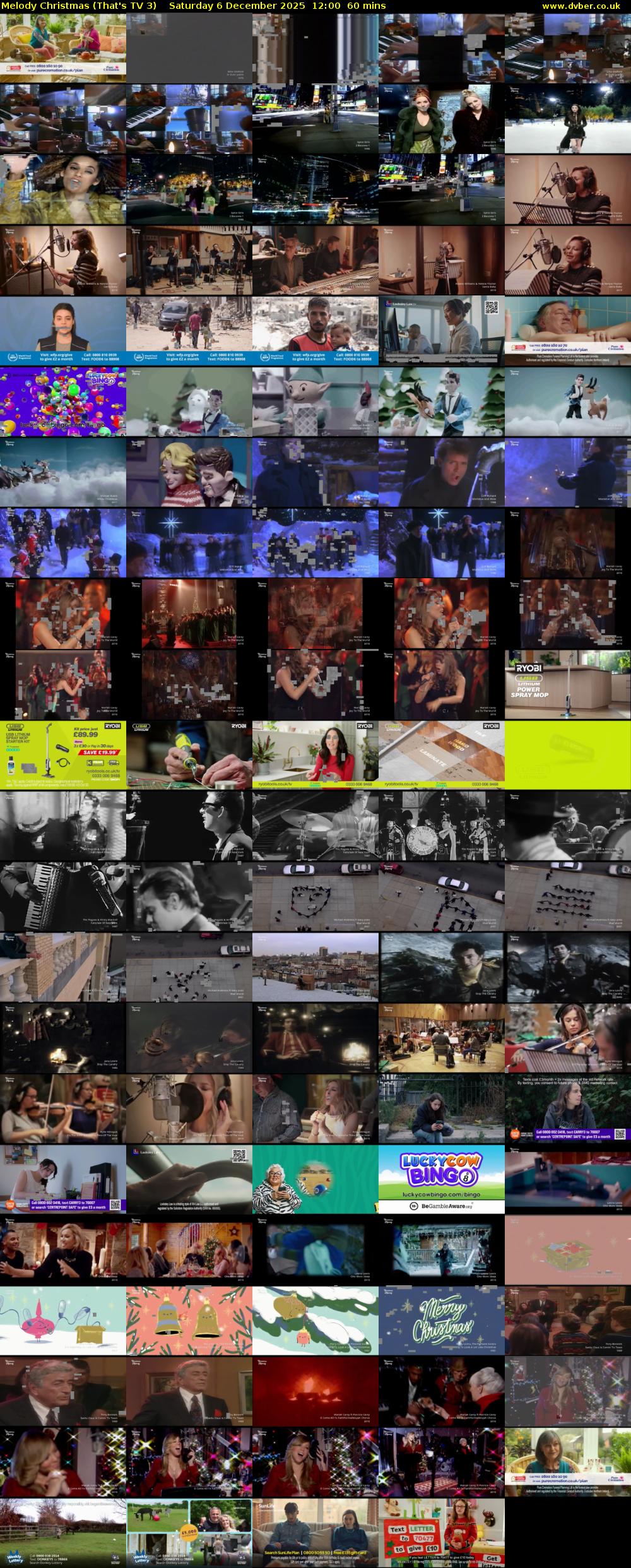 Melody Christmas (That's TV 3) Saturday 6 December 2025 12:00 - 13:00