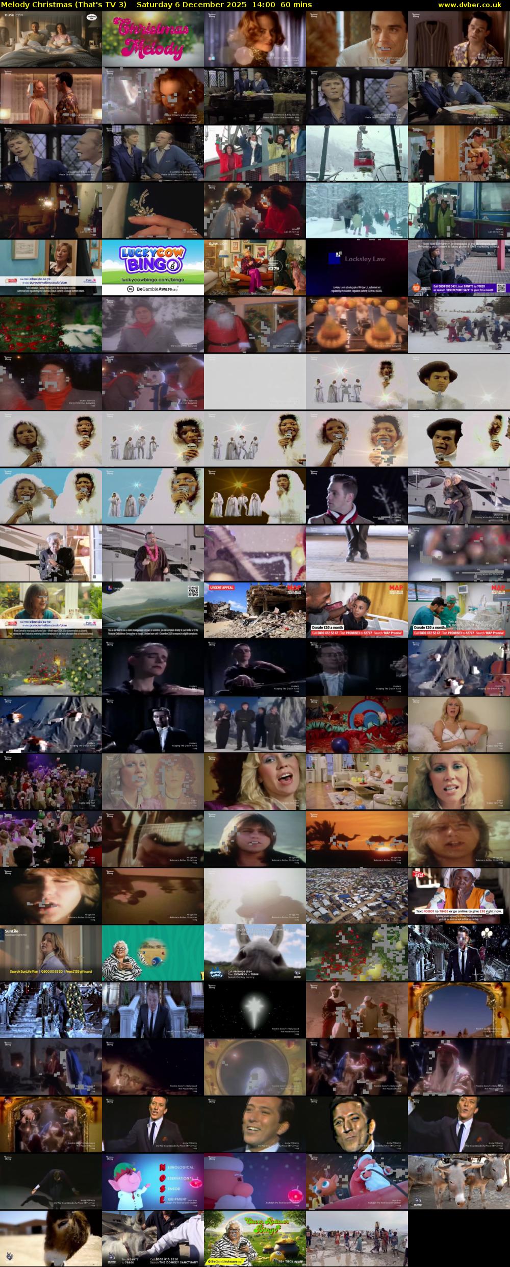 Melody Christmas (That's TV 3) Saturday 6 December 2025 14:00 - 15:00