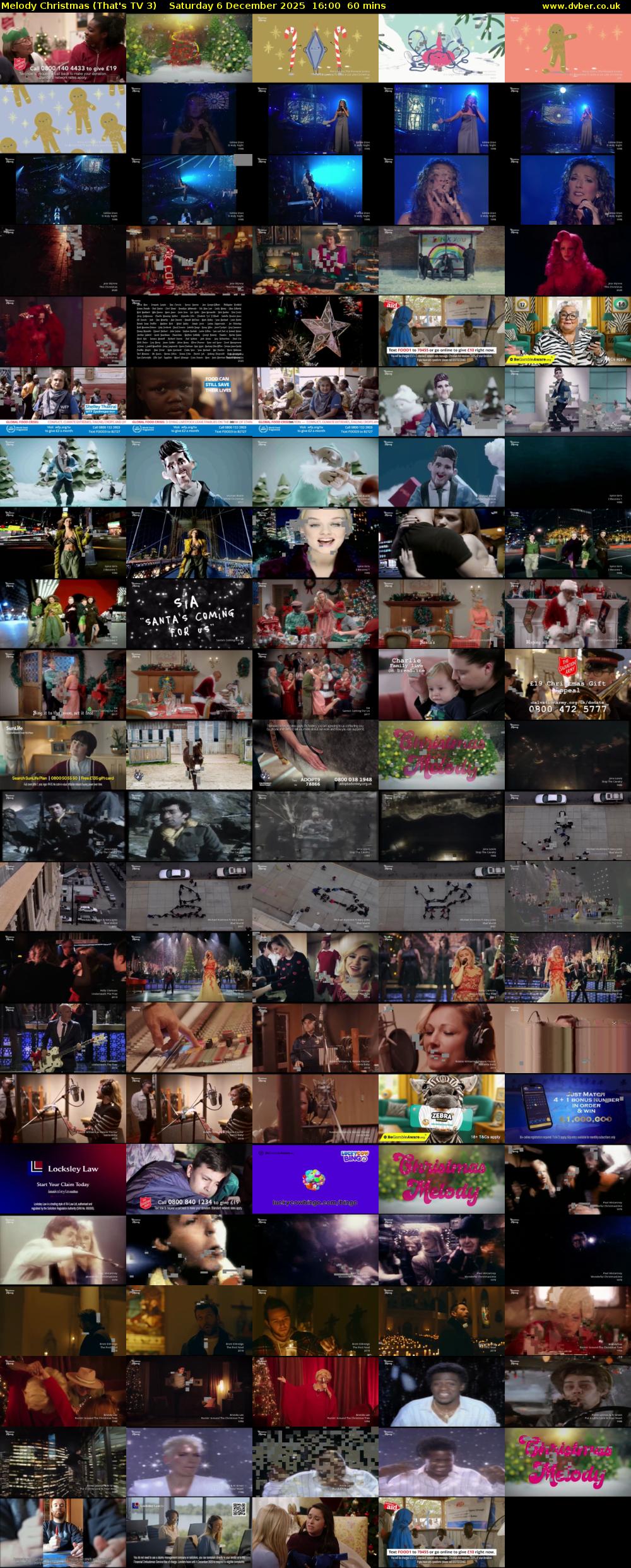 Melody Christmas (That's TV 3) Saturday 6 December 2025 16:00 - 17:00