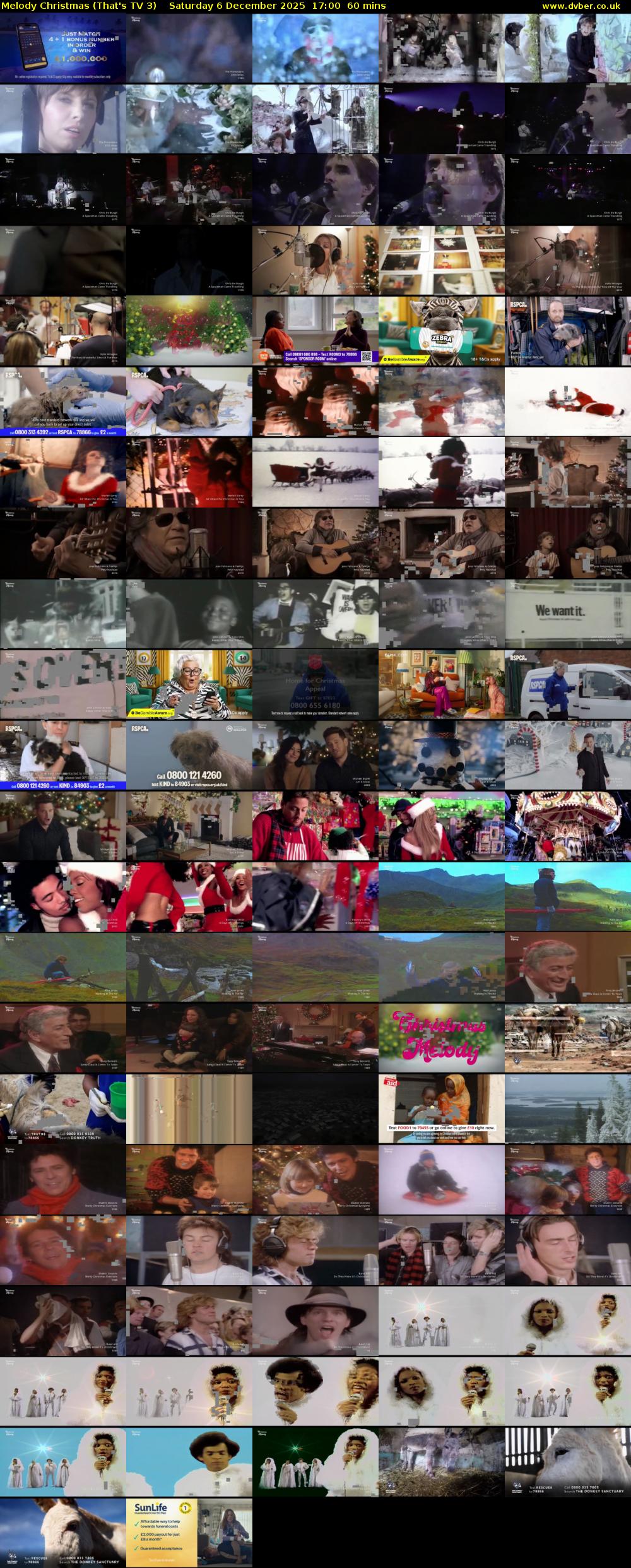 Melody Christmas (That's TV 3) Saturday 6 December 2025 17:00 - 18:00