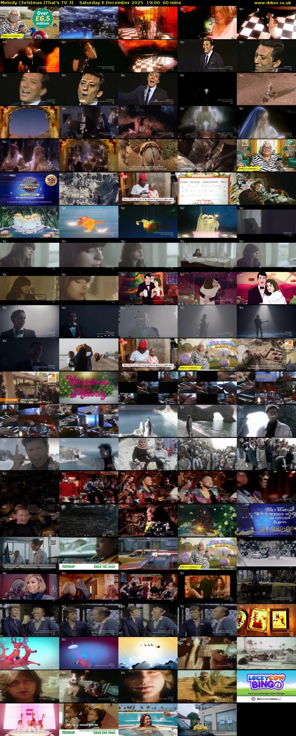 Melody Christmas (That's TV 3) Saturday 6 December 2025 19:00 - 20:00