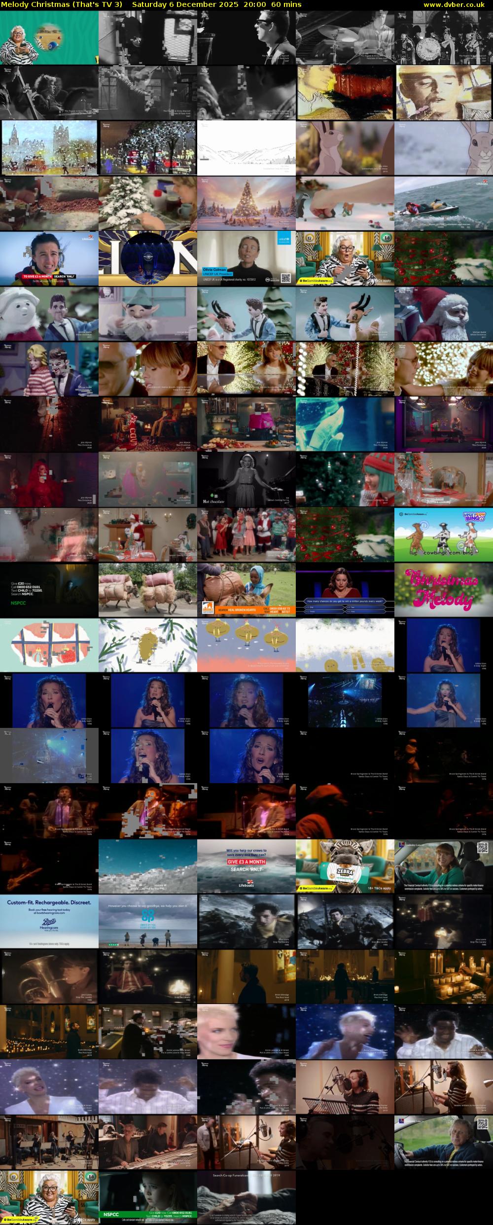 Melody Christmas (That's TV 3) Saturday 6 December 2025 20:00 - 21:00