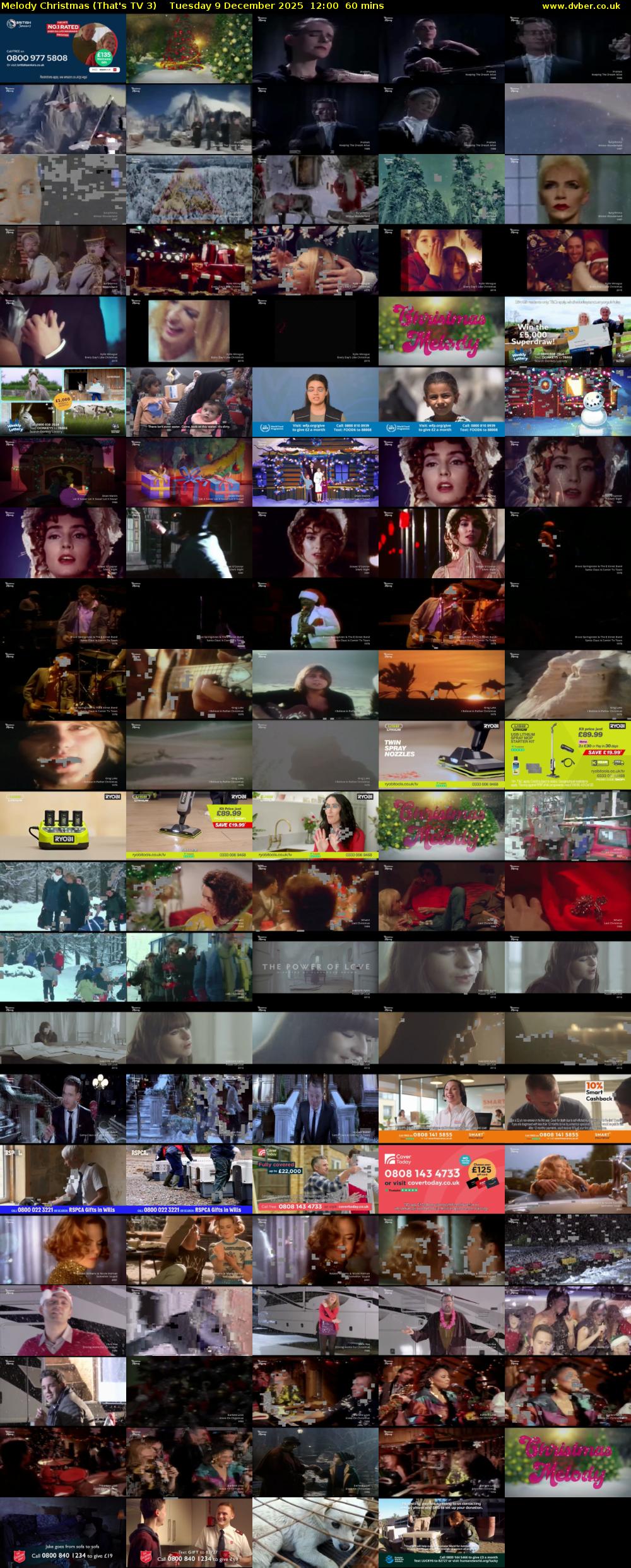 Melody Christmas (That's TV 3) Tuesday 9 December 2025 12:00 - 13:00