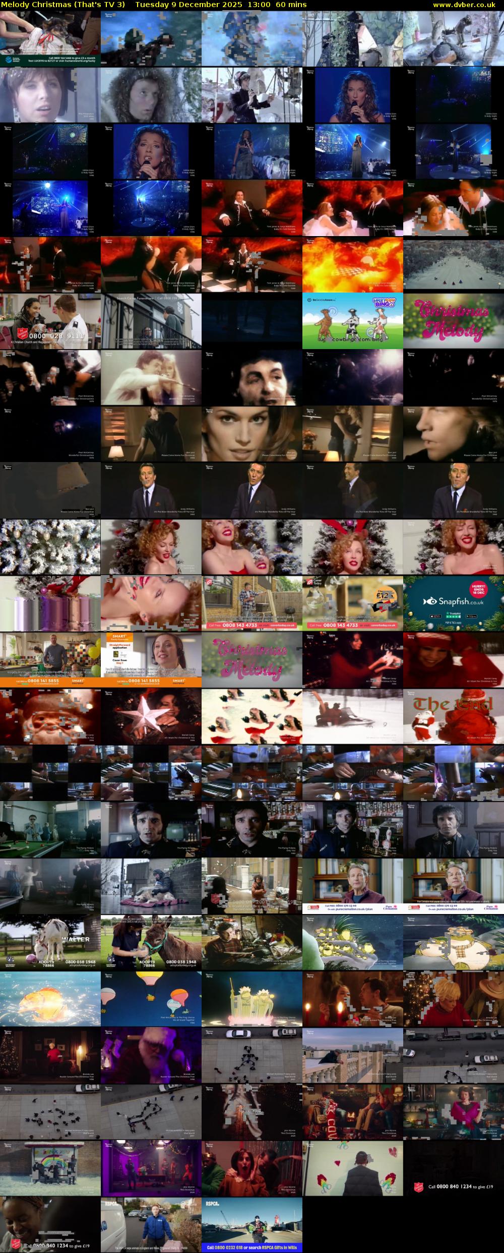 Melody Christmas (That's TV 3) Tuesday 9 December 2025 13:00 - 14:00