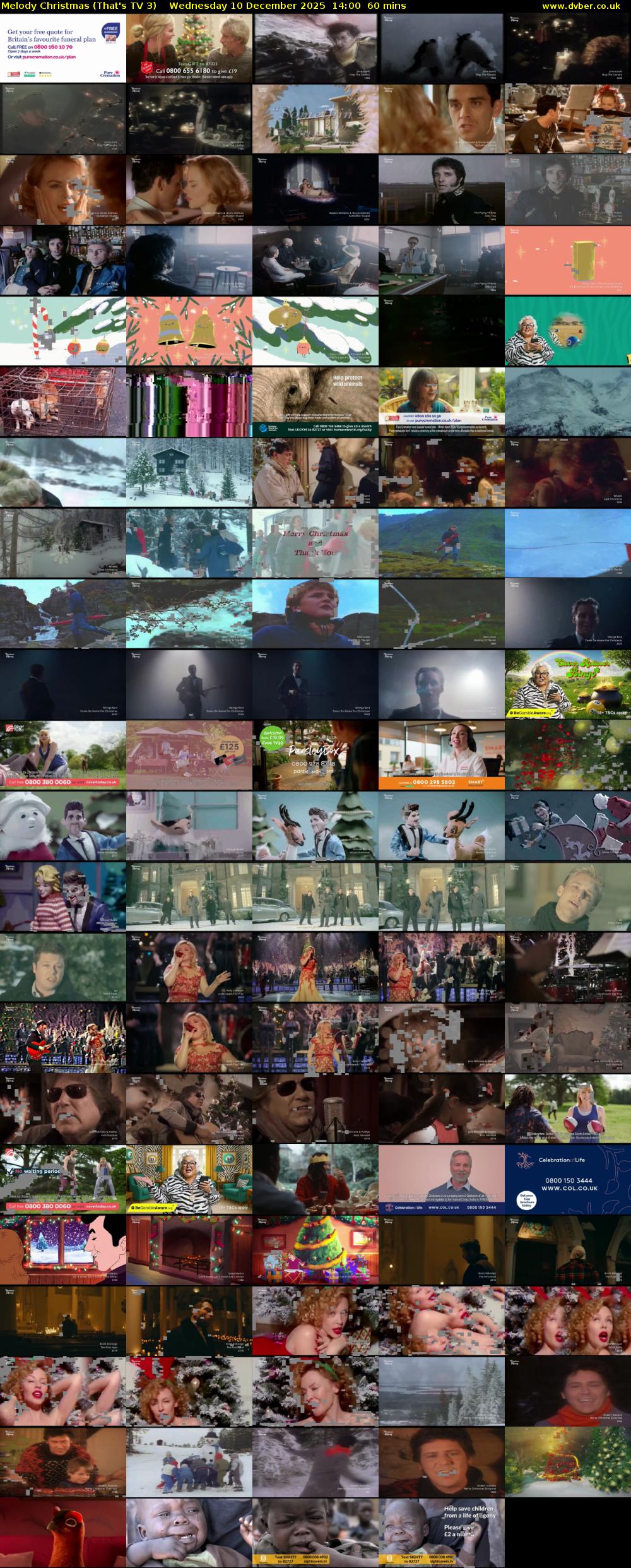 Melody Christmas (That's TV 3) Wednesday 10 December 2025 14:00 - 15:00