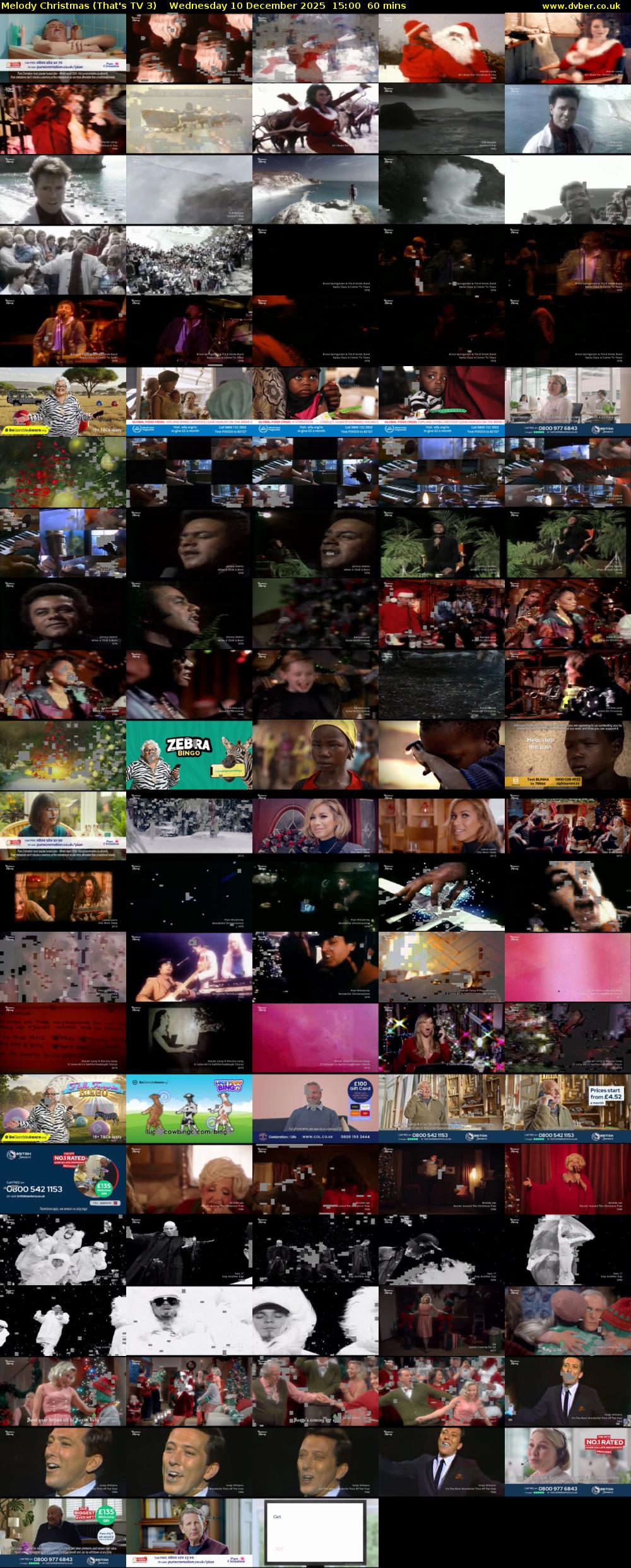 Melody Christmas (That's TV 3) Wednesday 10 December 2025 15:00 - 16:00