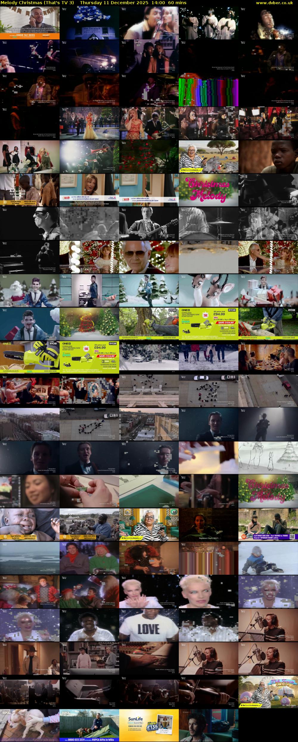 Melody Christmas (That's TV 3) Thursday 11 December 2025 14:00 - 15:00