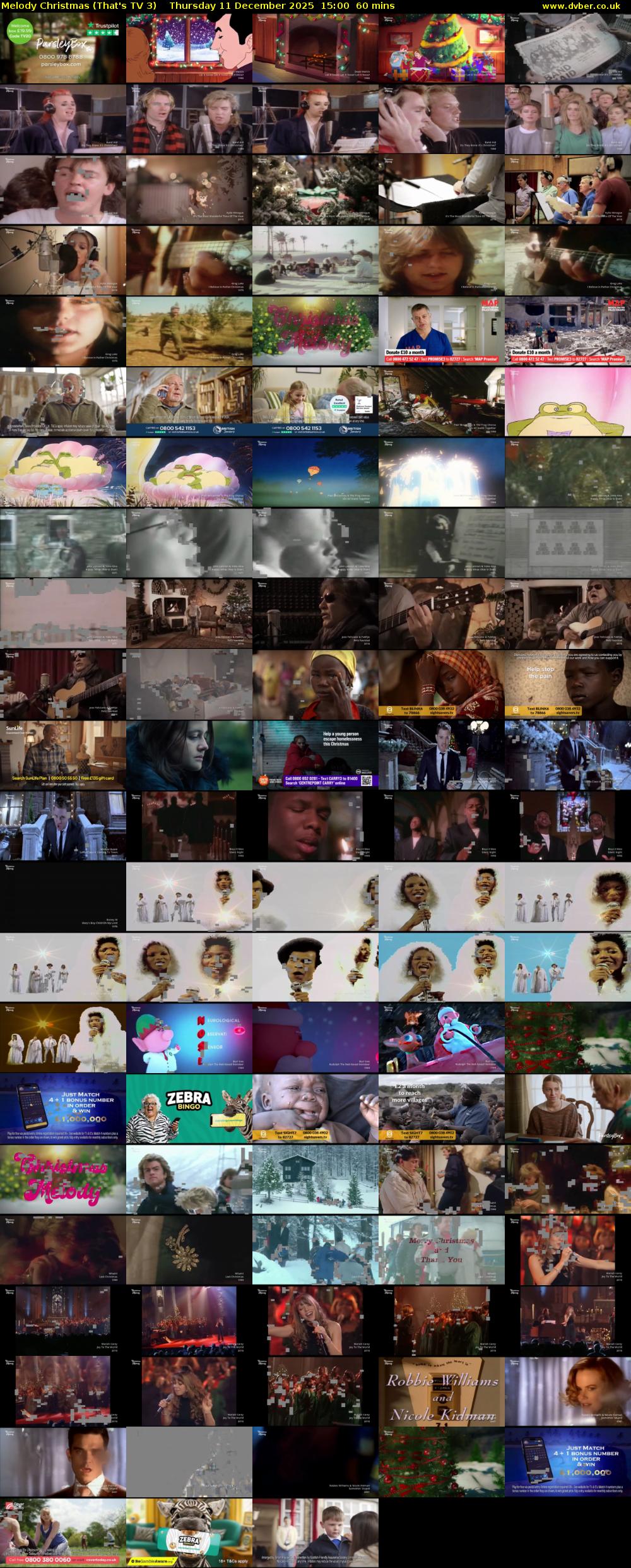 Melody Christmas (That's TV 3) Thursday 11 December 2025 15:00 - 16:00