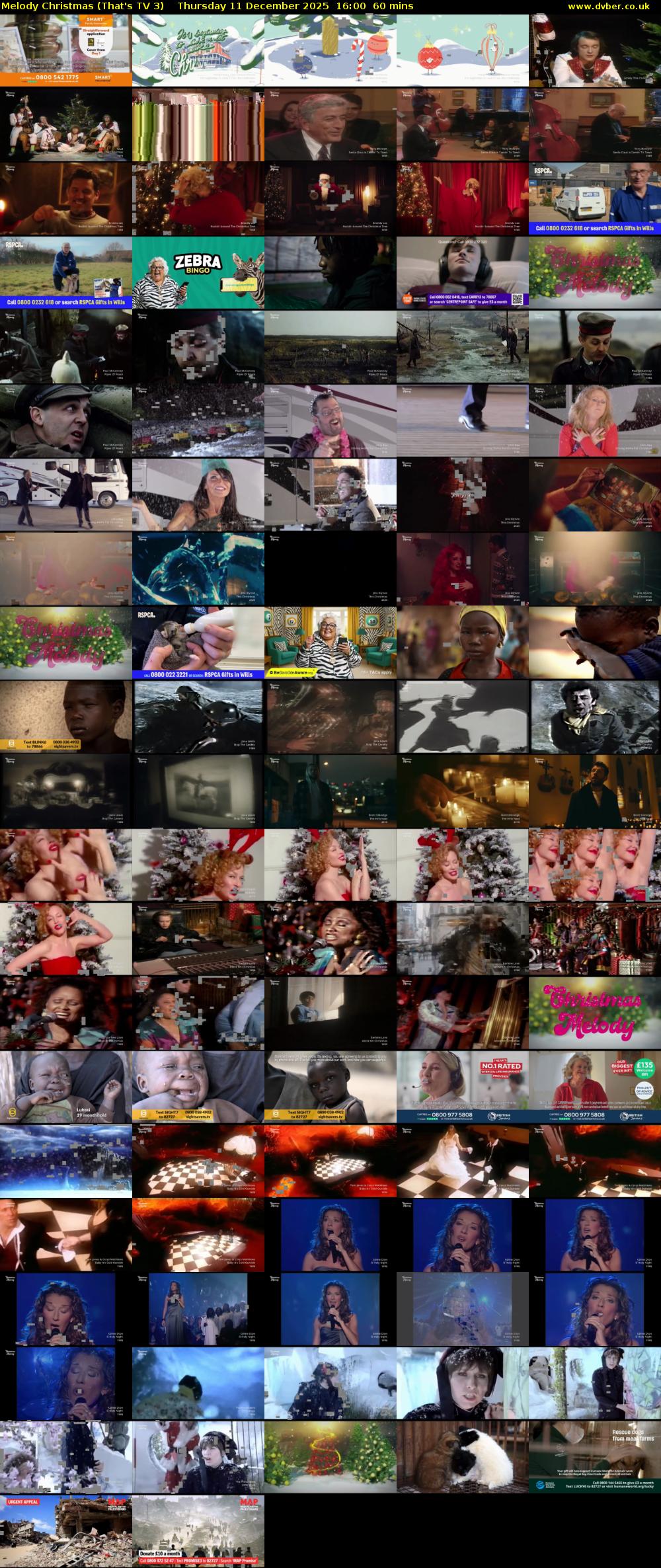 Melody Christmas (That's TV 3) Thursday 11 December 2025 16:00 - 17:00