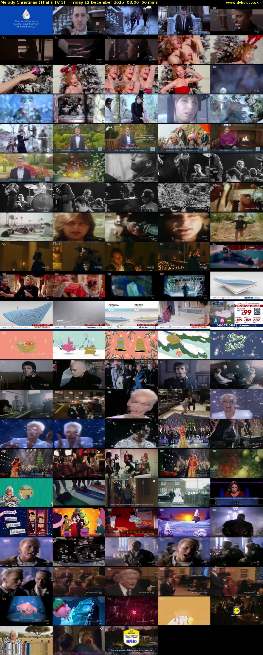 Melody Christmas (That's TV 3) Friday 12 December 2025 08:00 - 09:00