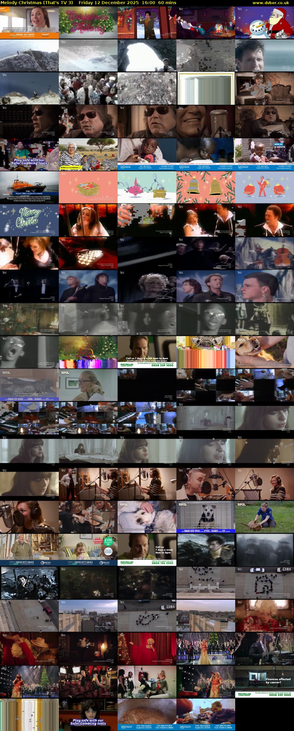 Melody Christmas (That's TV 3) Friday 12 December 2025 16:00 - 17:00