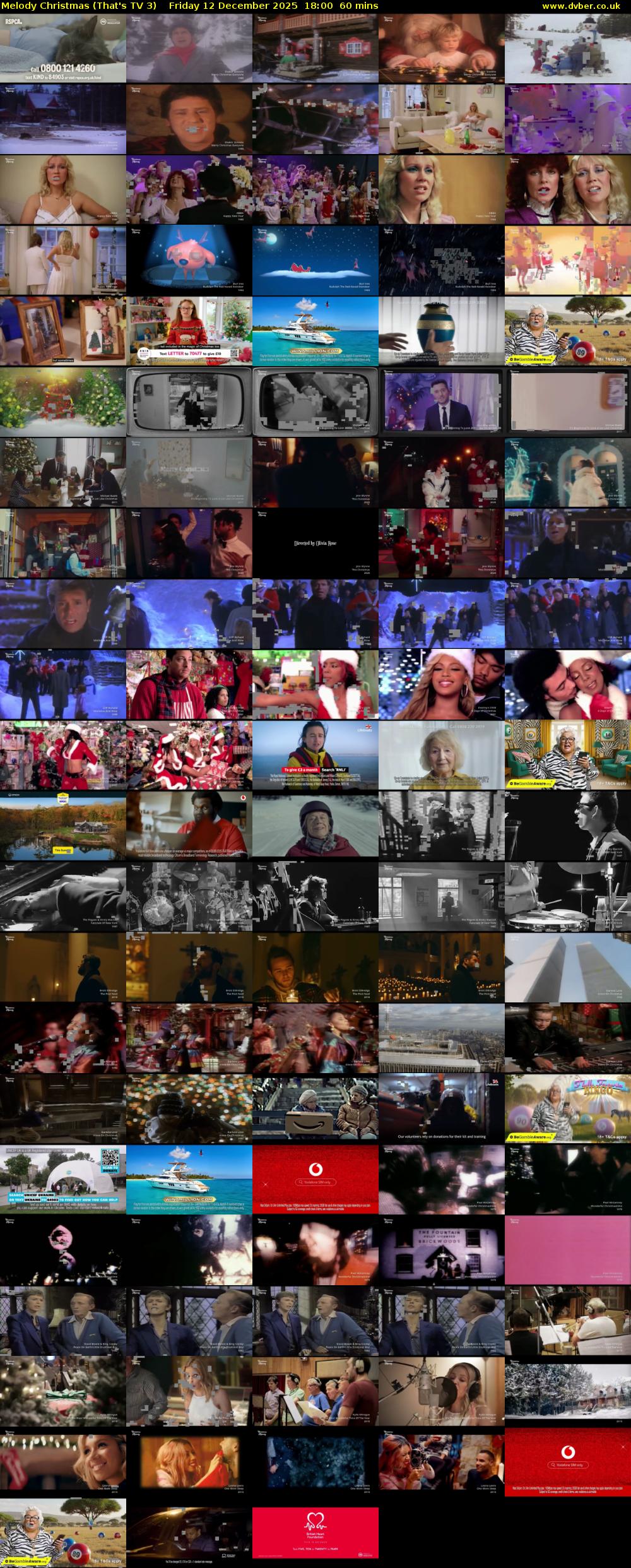 Melody Christmas (That's TV 3) Friday 12 December 2025 18:00 - 19:00