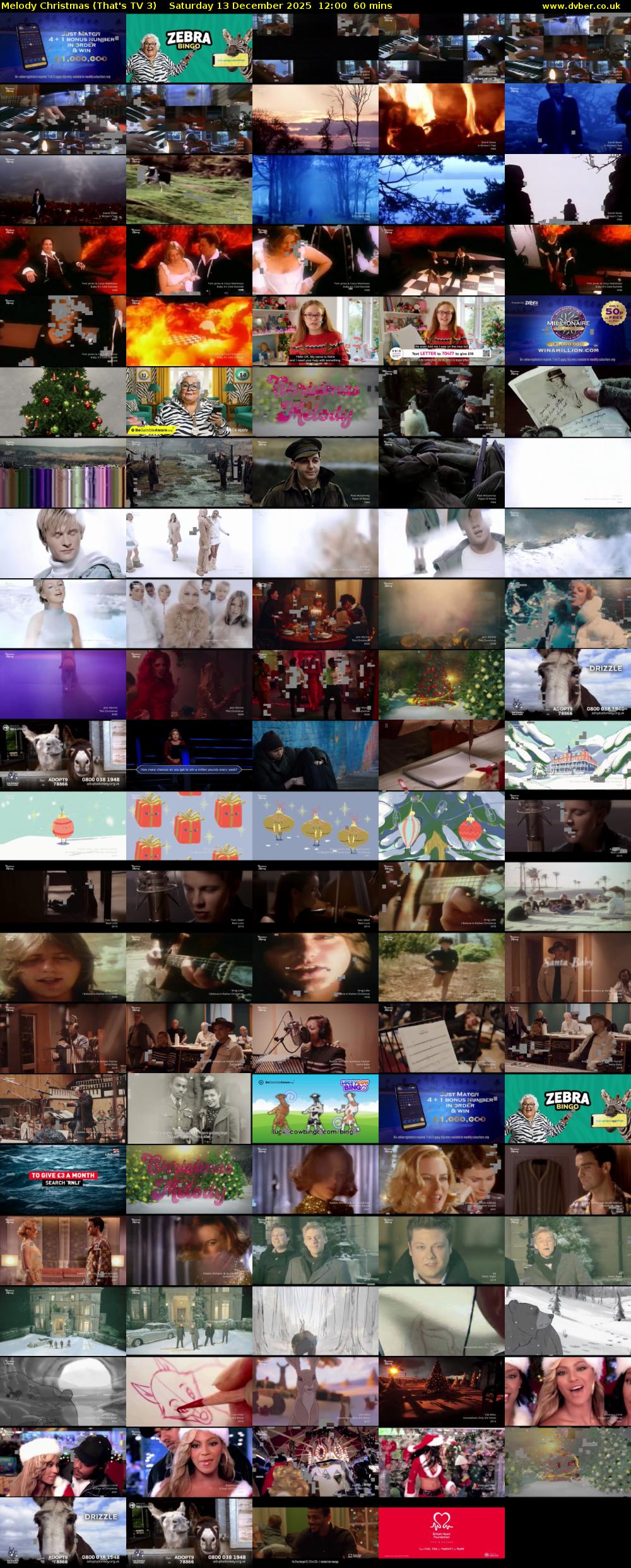 Melody Christmas (That's TV 3) Saturday 13 December 2025 12:00 - 13:00