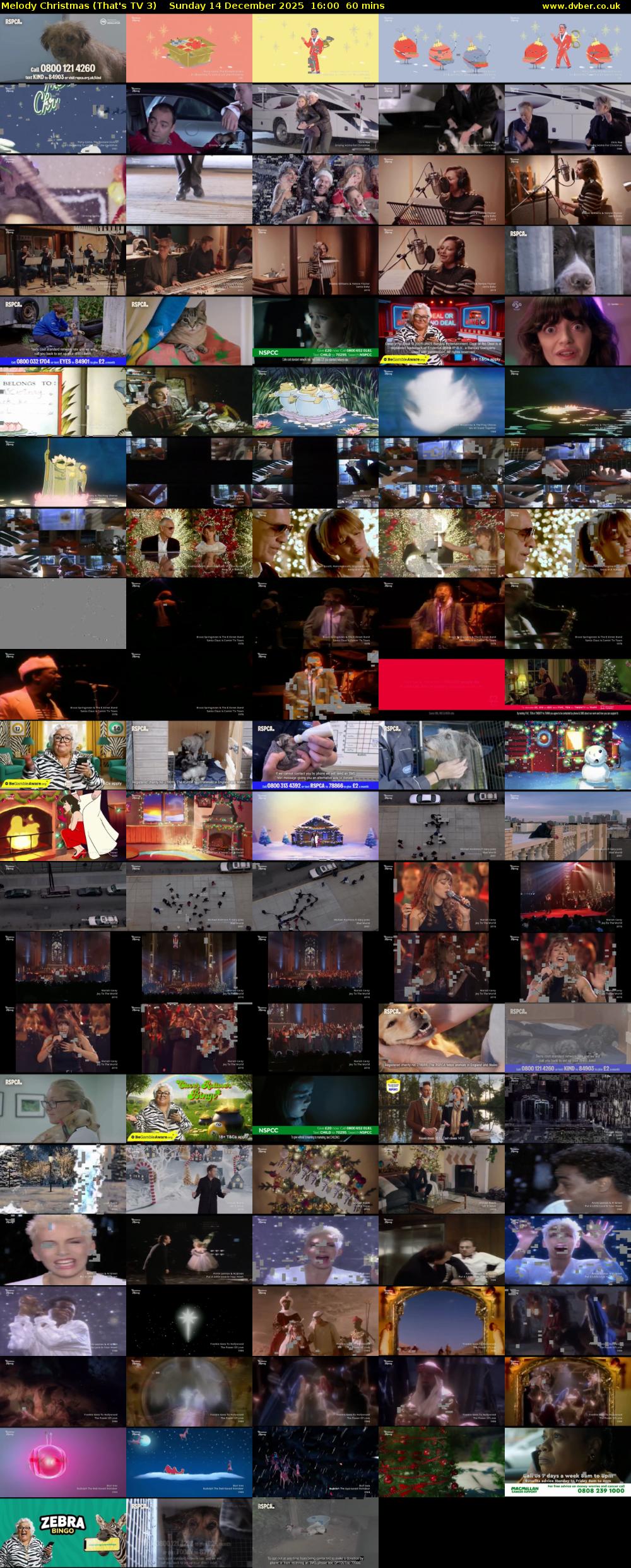 Melody Christmas (That's TV 3) Sunday 14 December 2025 16:00 - 17:00