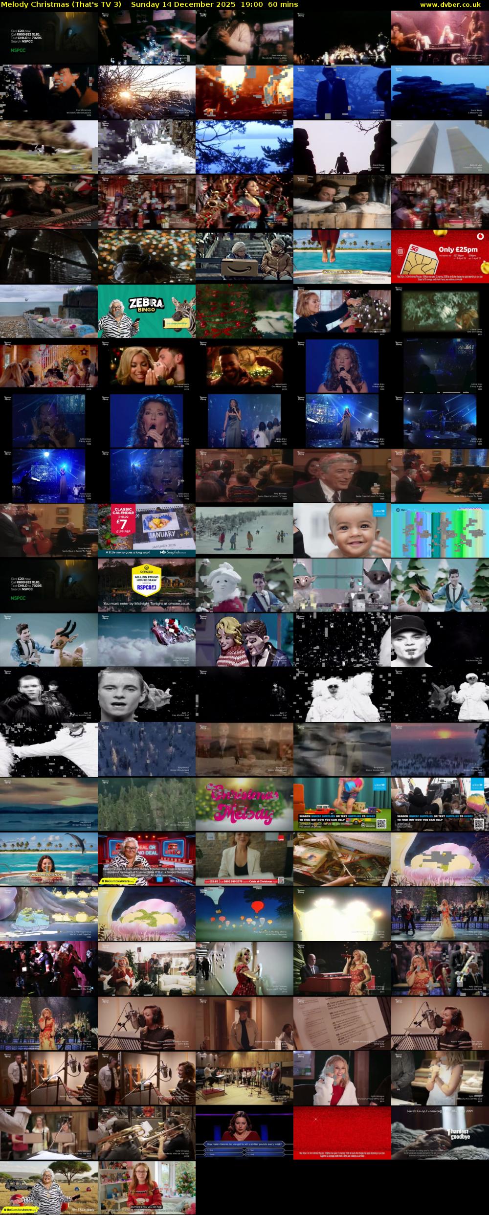 Melody Christmas (That's TV 3) Sunday 14 December 2025 19:00 - 20:00