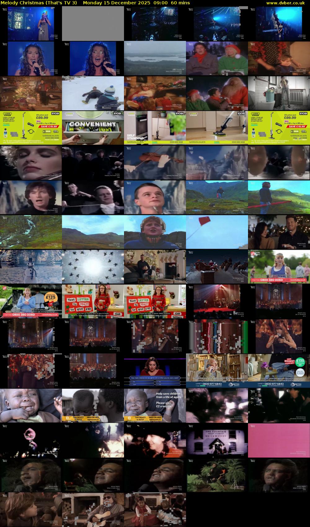 Melody Christmas (That's TV 3) Monday 15 December 2025 09:00 - 10:00