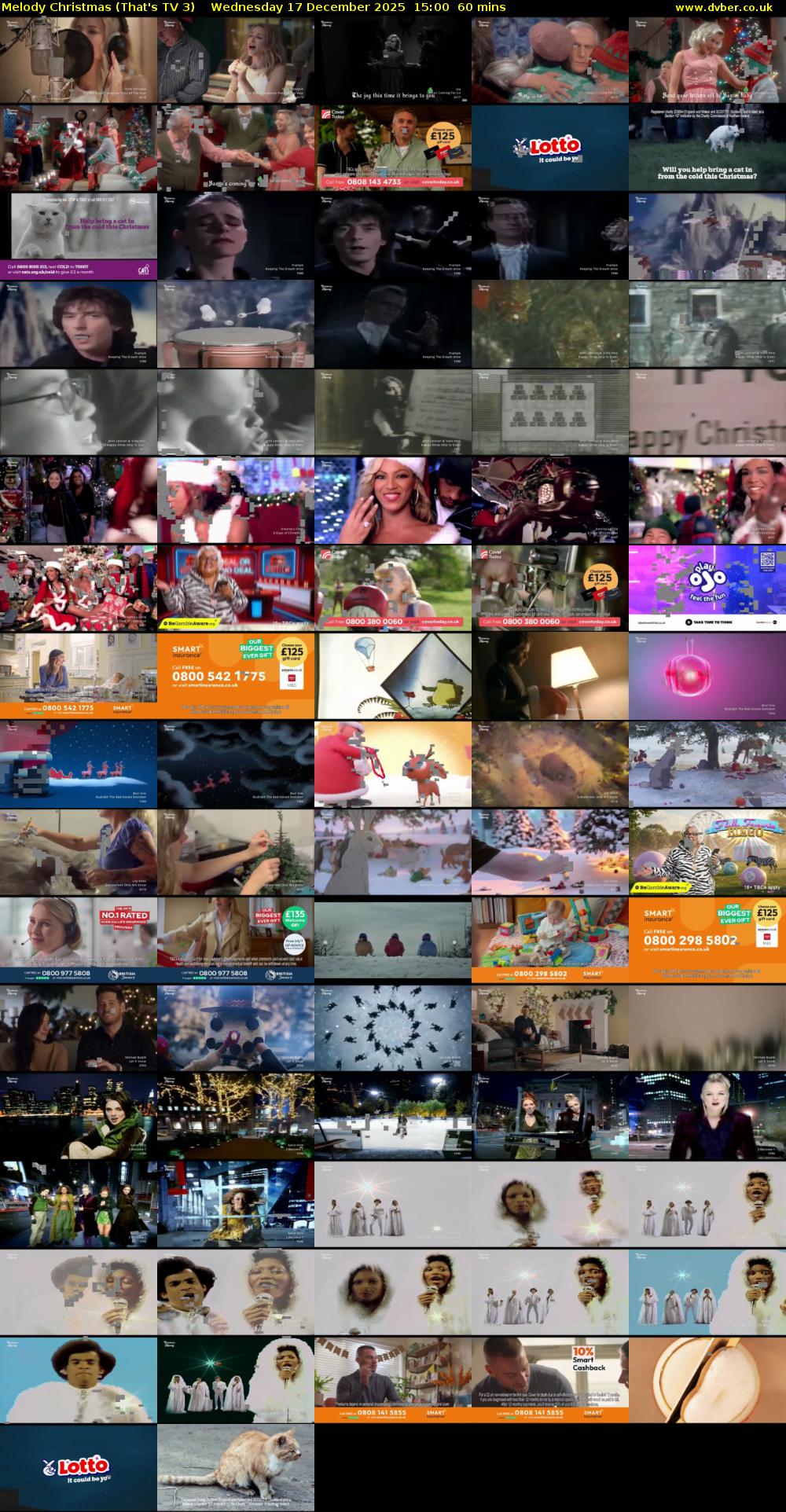 Melody Christmas (That's TV 3) Wednesday 17 December 2025 15:00 - 16:00