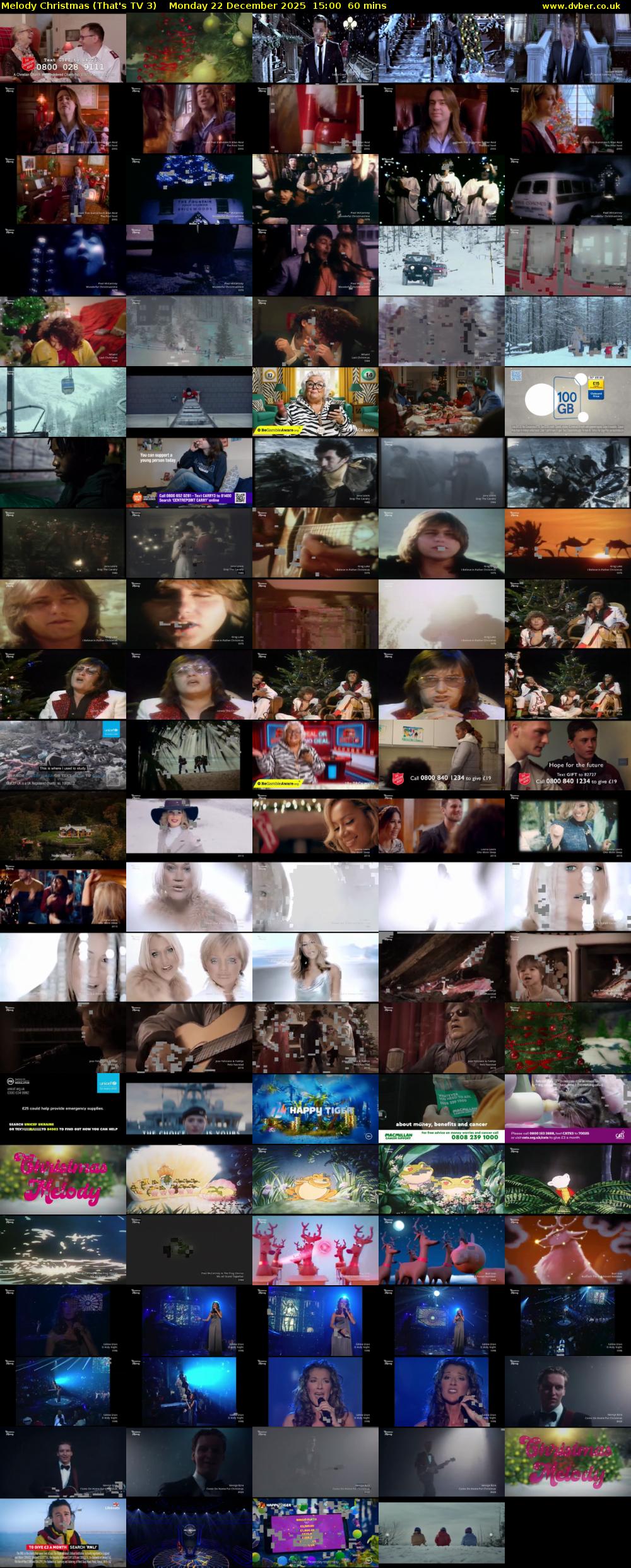 Melody Christmas (That's TV 3) Monday 22 December 2025 15:00 - 16:00